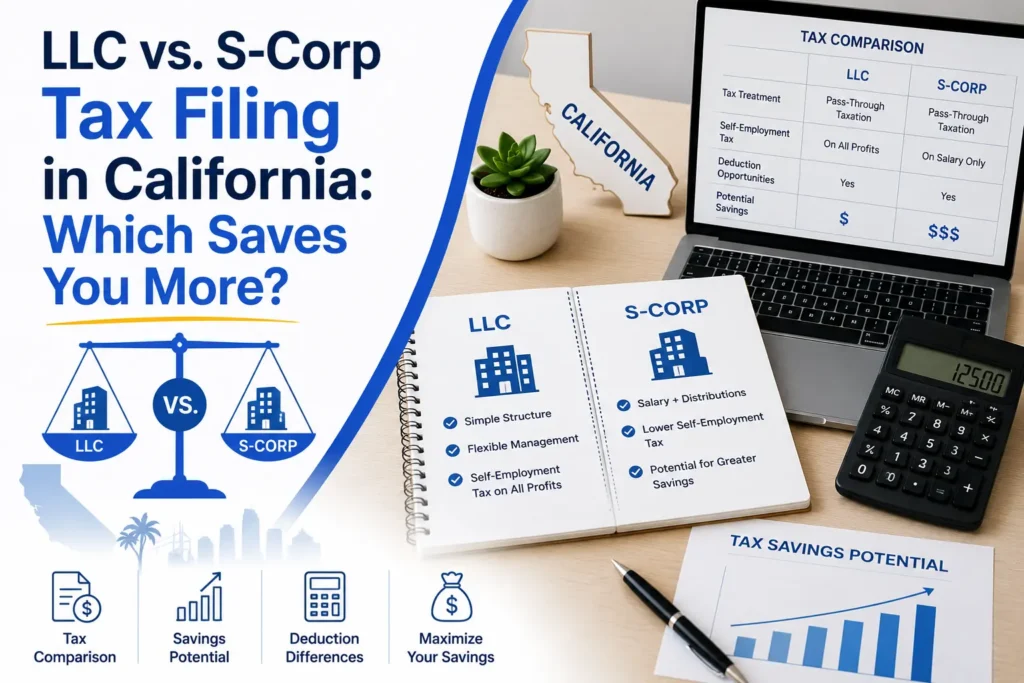LLC vs S-Corp tax California