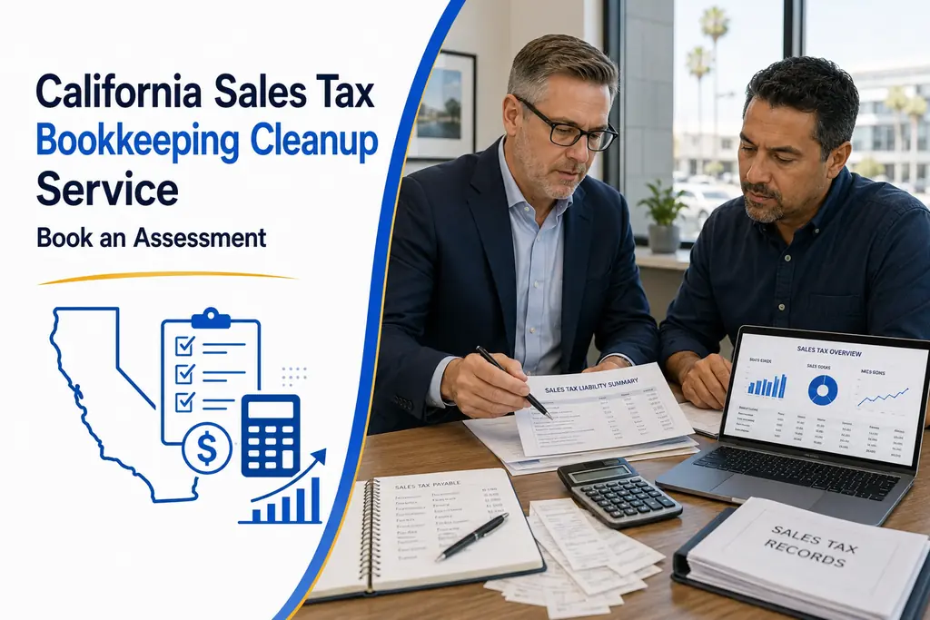 California Sales Tax Bookkeeping Cleanup Service Book an Assessment